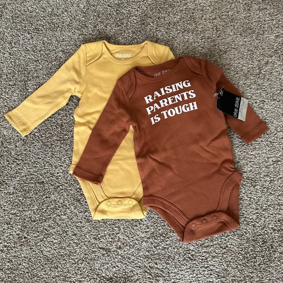 OKIE DOKIE BABY 2 PC BODYSUIT  SIZE 3M  #K90 - Picture 2 of 2